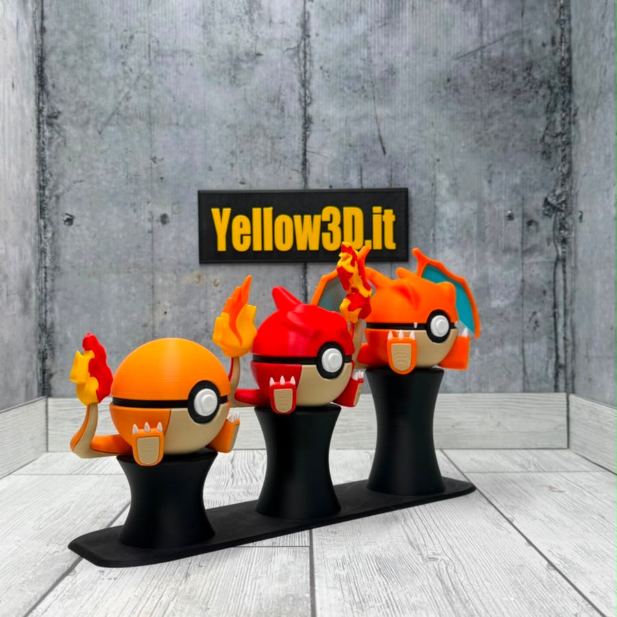 Tipo Fuoco Pack: Il Bundle di Tipo Fuoco - Fusionballs + Stand a Colonna Triplo