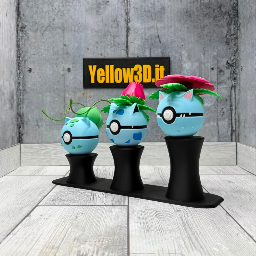 Tipo Erba Pack: Il Bundle di Tipo Erba - Fusionballs + Stand a Colonna Triplo
