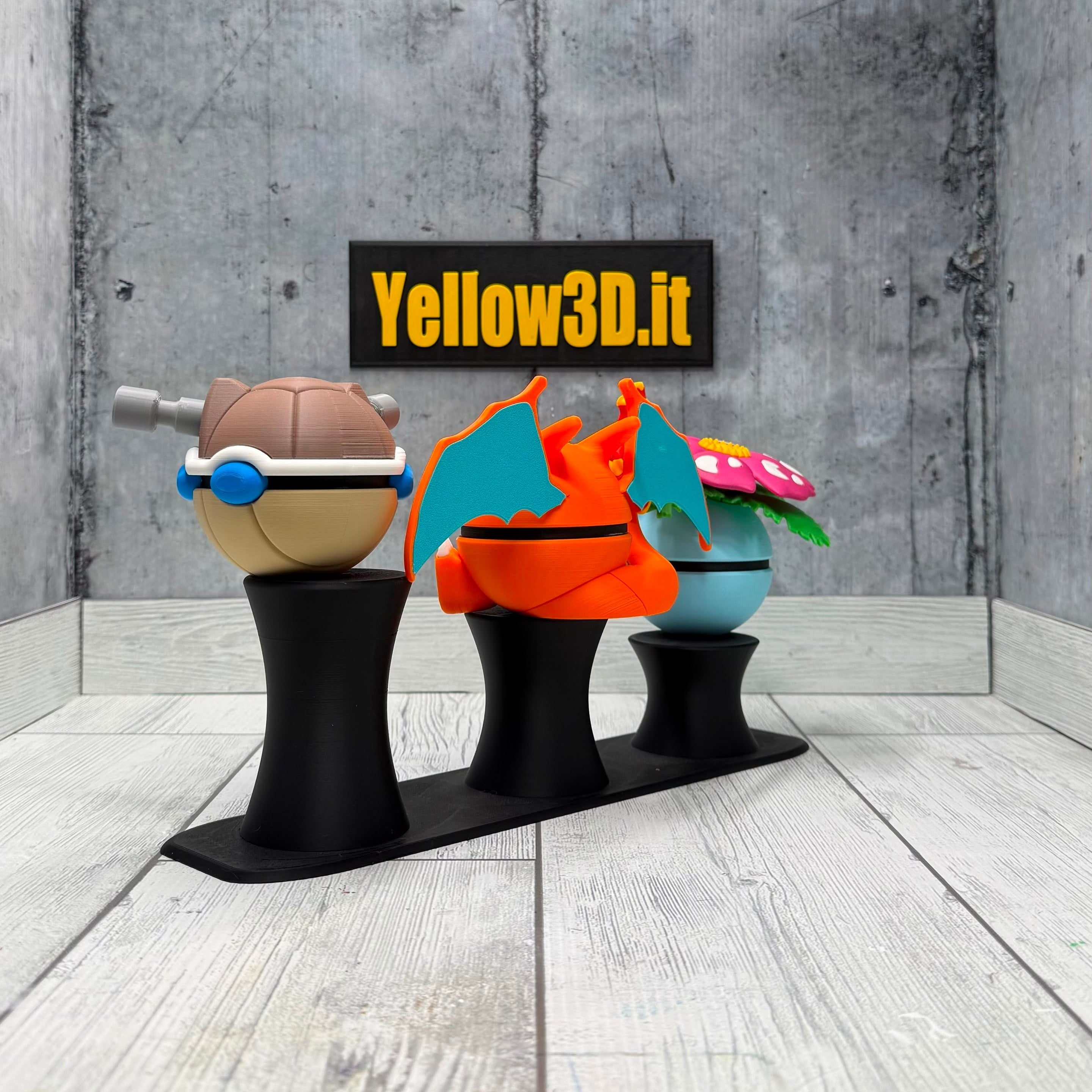 Evoluzione Finale Trio Pack: Il Bundle - 3 Fusionballs + 1 Stand a Colonna Triplo