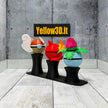 Evoluzione Intermedia Trio Pack: Il Bundle - 3 Fusionballs + 1 Stand a Colonna Triplo