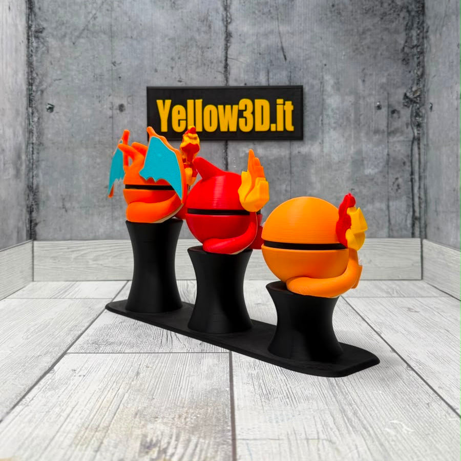 Tipo Fuoco Pack: Il Bundle di Tipo Fuoco - Fusionballs + Stand a Colonna Triplo