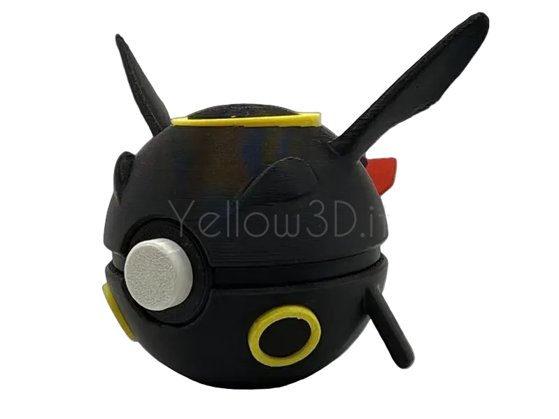 384. Rayquaza Shiny Fusionball Fanart - Yellow 3D