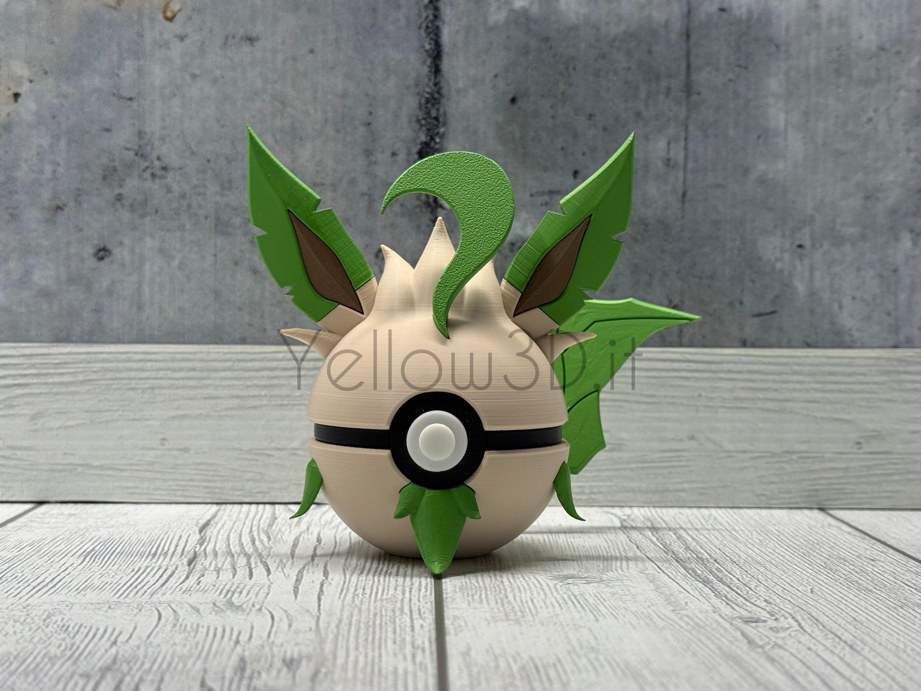 470. Leafeon Fusionball Fanart