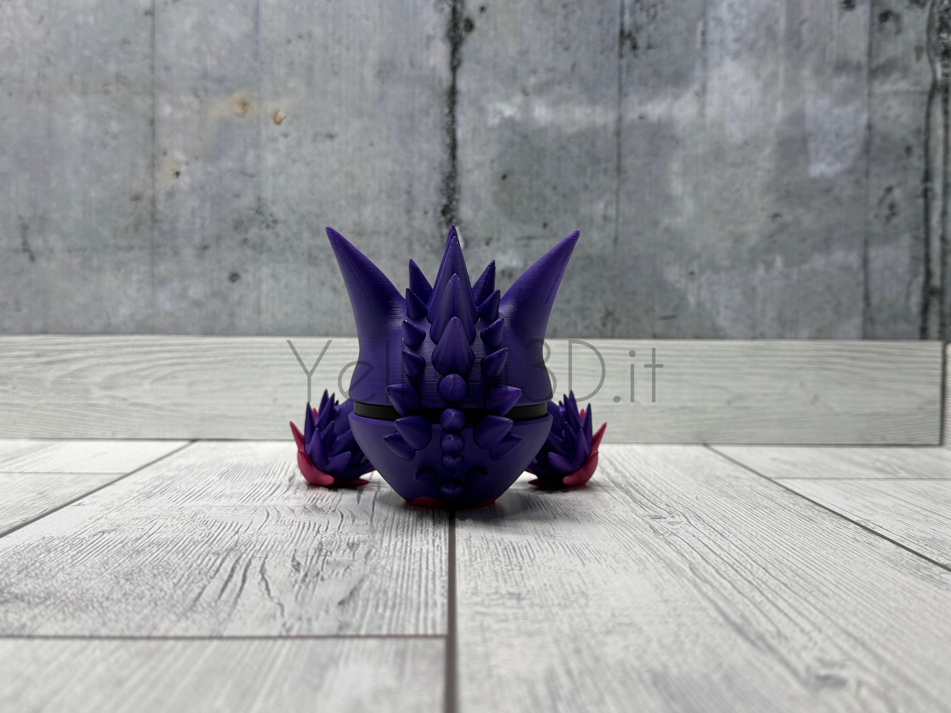 094. MegaGengar Fusionball Fanart