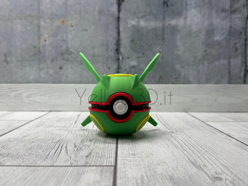384. Rayquaza Fusionball Fanart