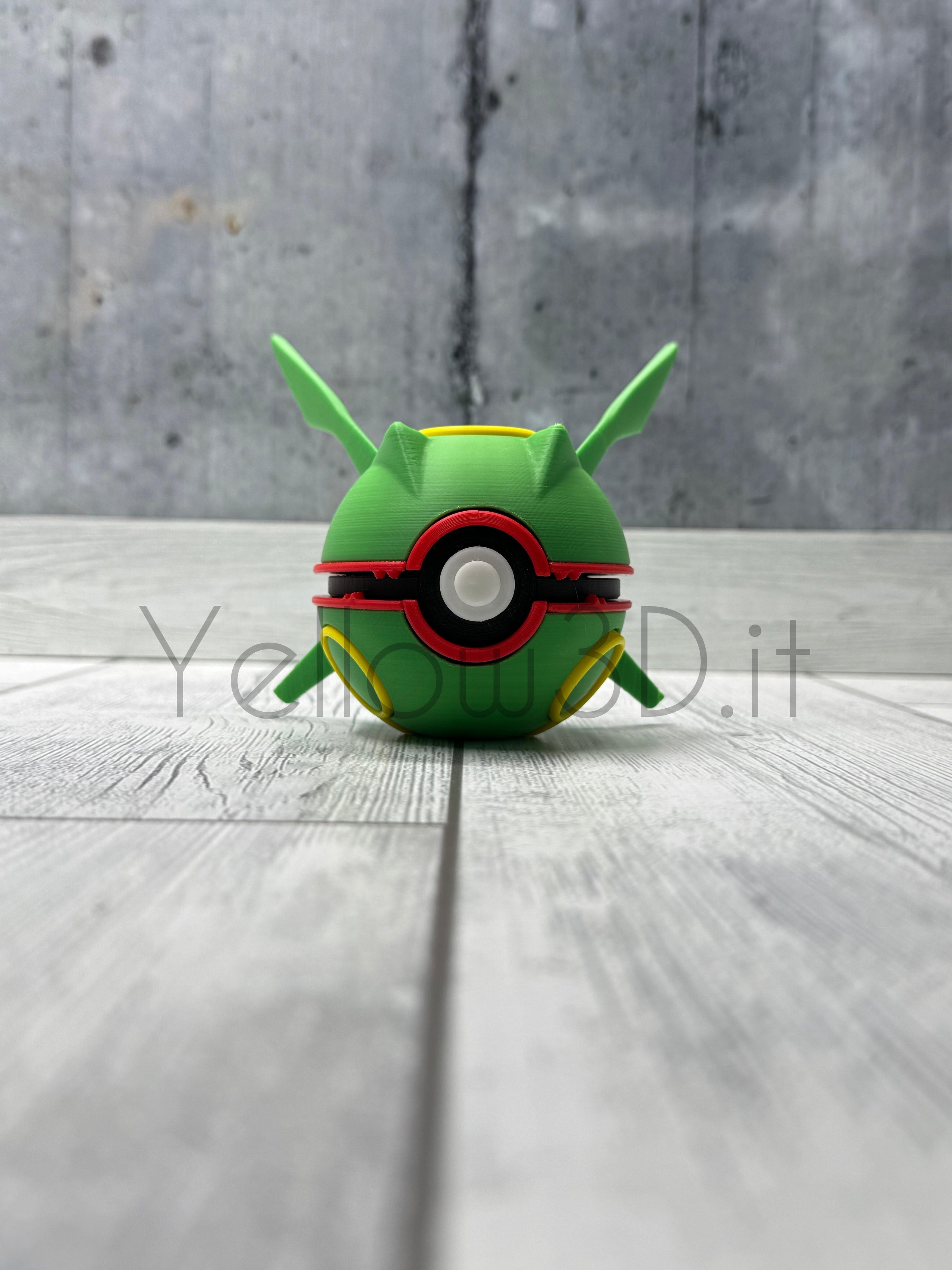 384. Rayquaza Fusionball Fanart