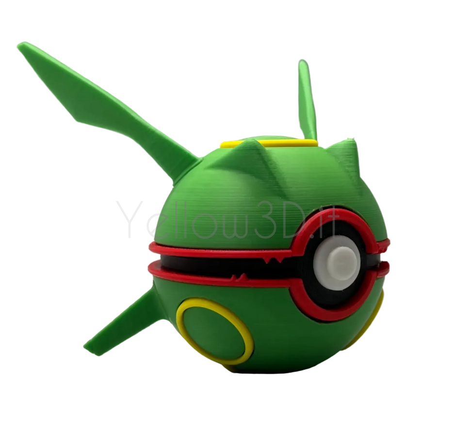 384. Rayquaza Fusionball Fanart