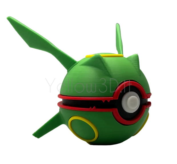 384. Rayquaza Fusionball Fanart