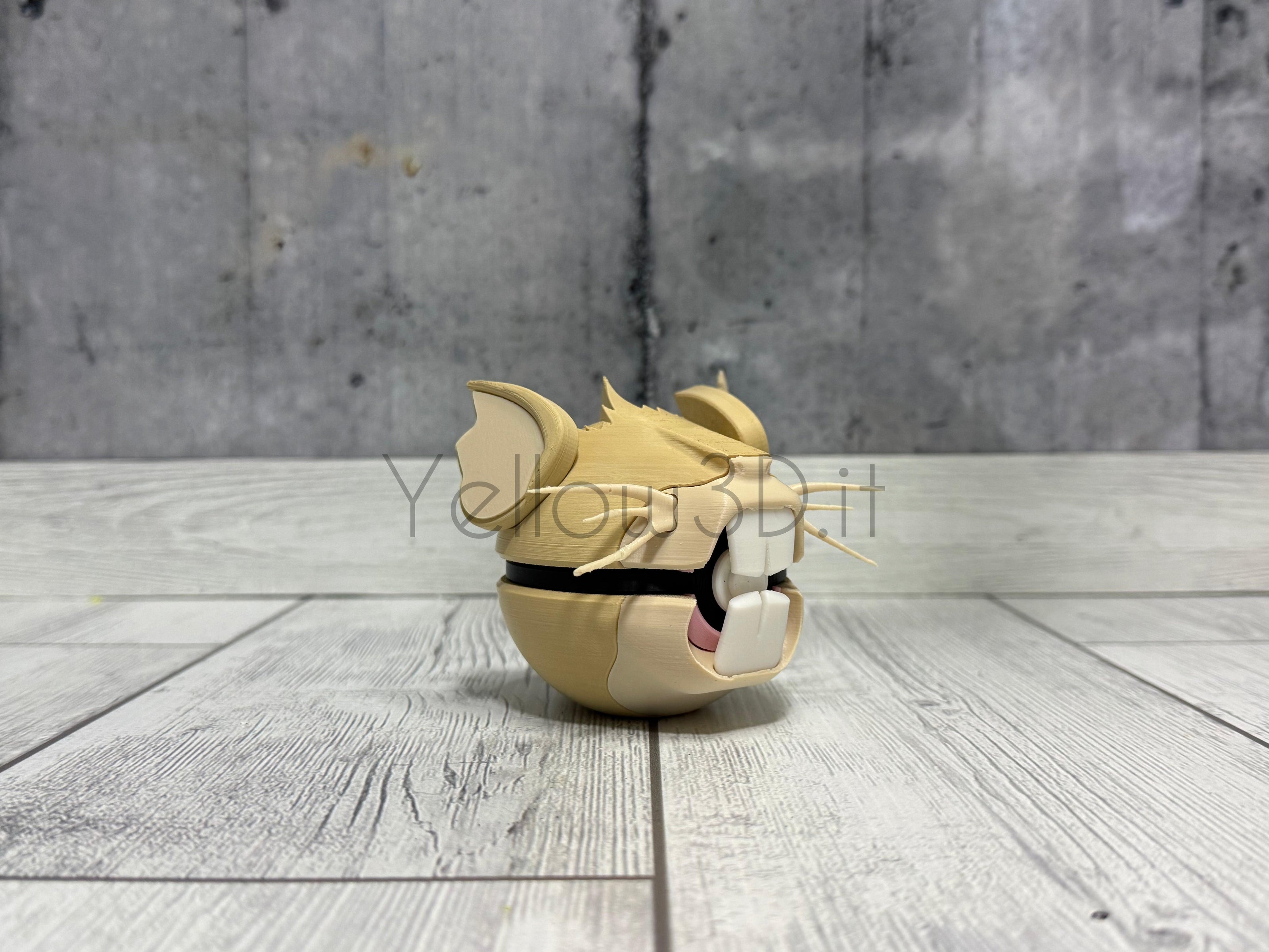 020. Raticate Fusionball Fanart