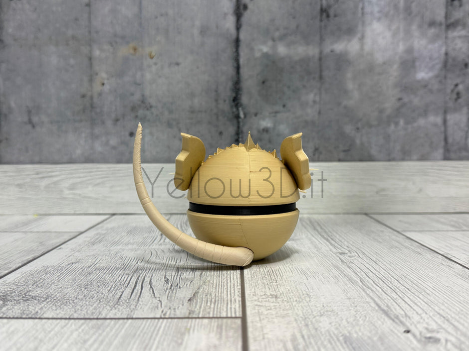 020. Raticate Fusionball Fanart