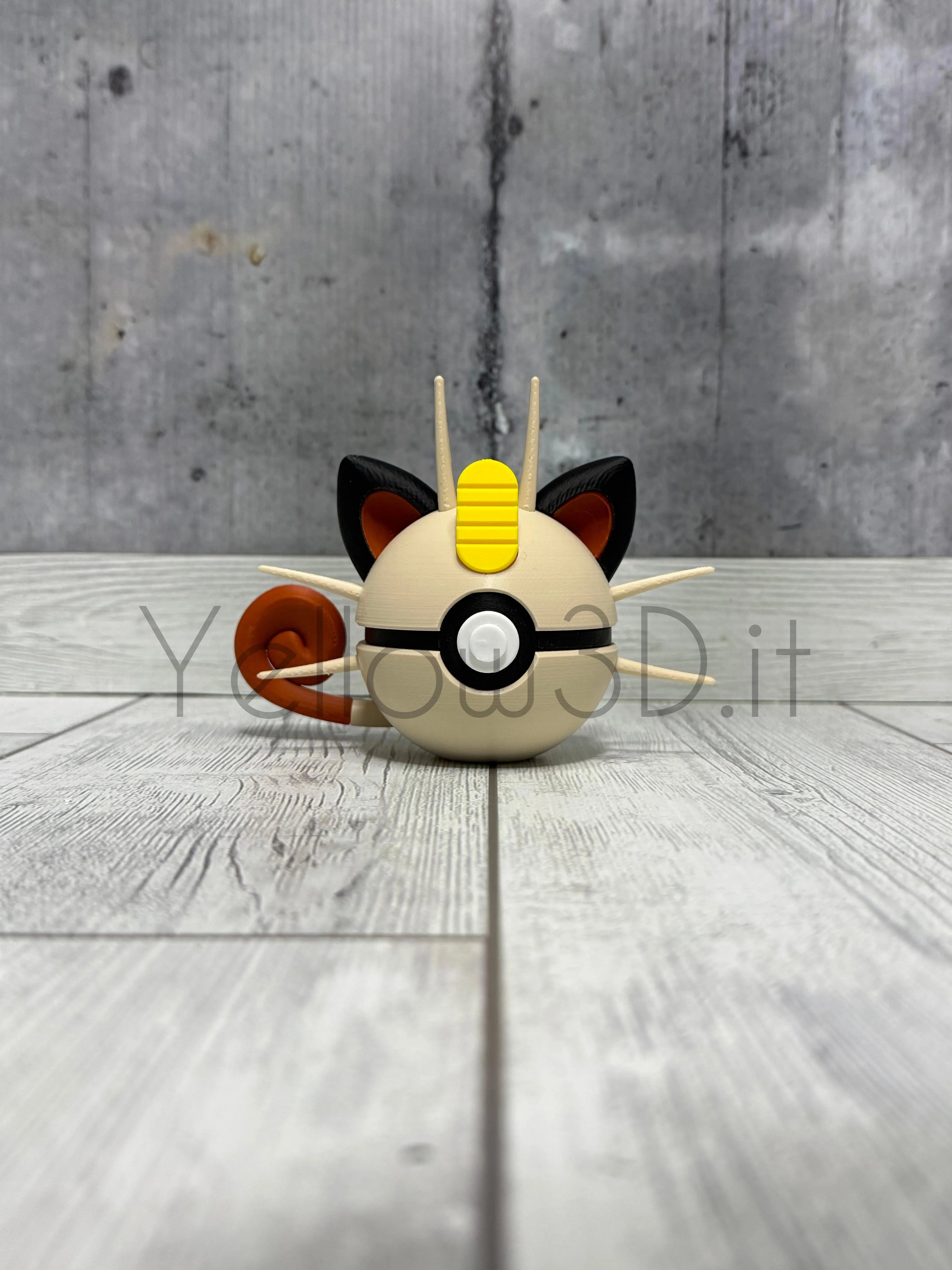 052. Meowth Fusionball Fanart