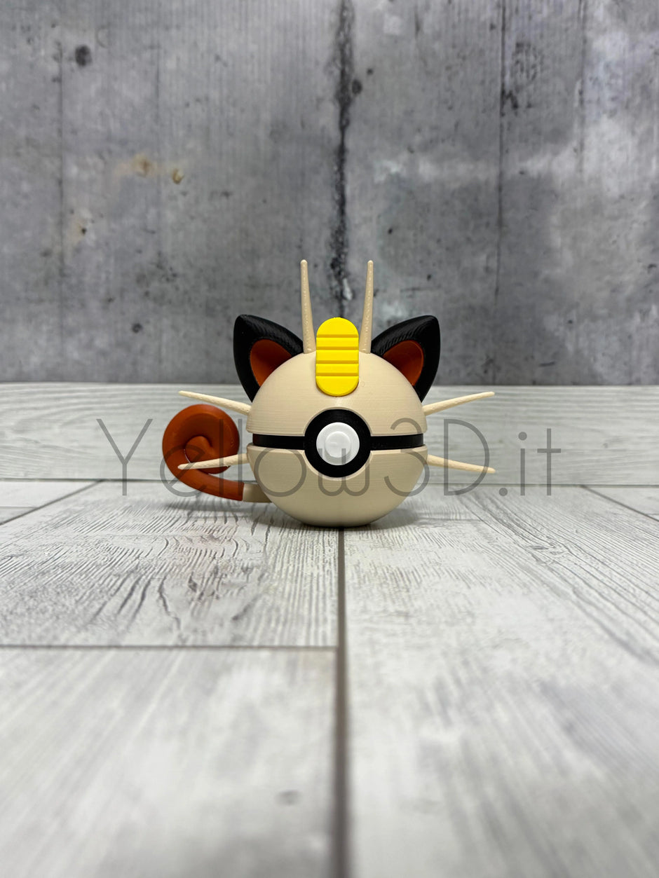 052. Meowth Fusionball Fanart