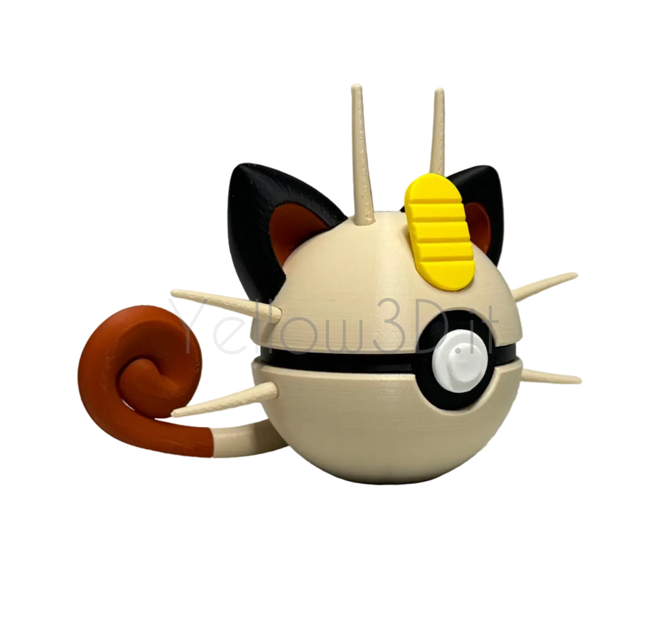 052. Meowth Fusionball Fanart
