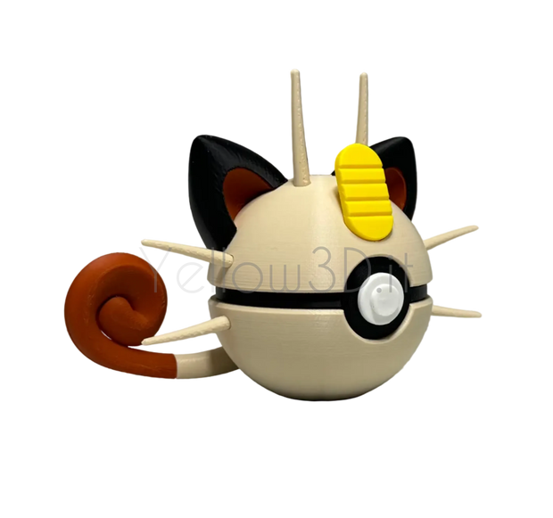 052. Meowth Fusionball Fanart