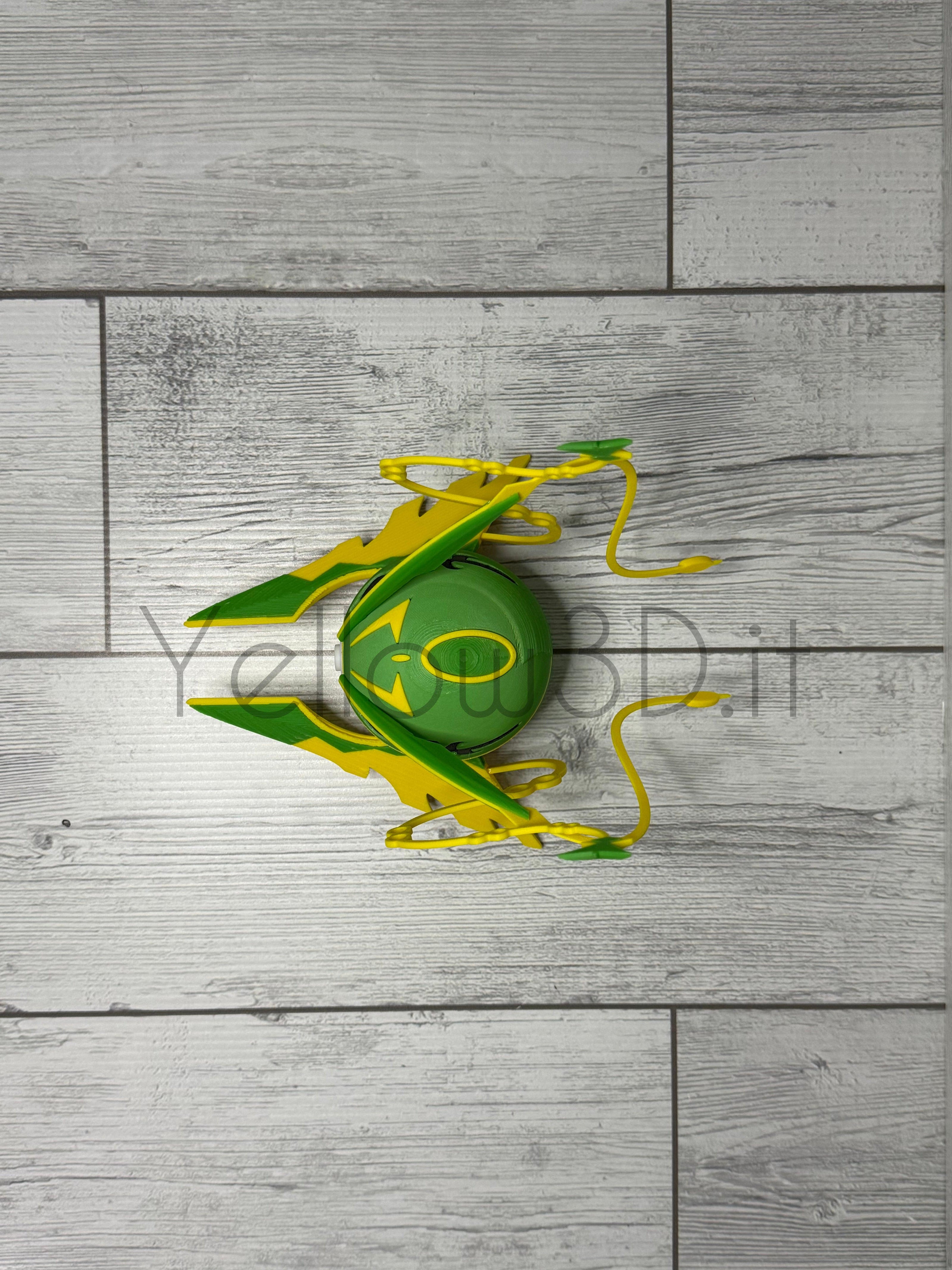 384. MegaRayquaza Fusionball Fanart