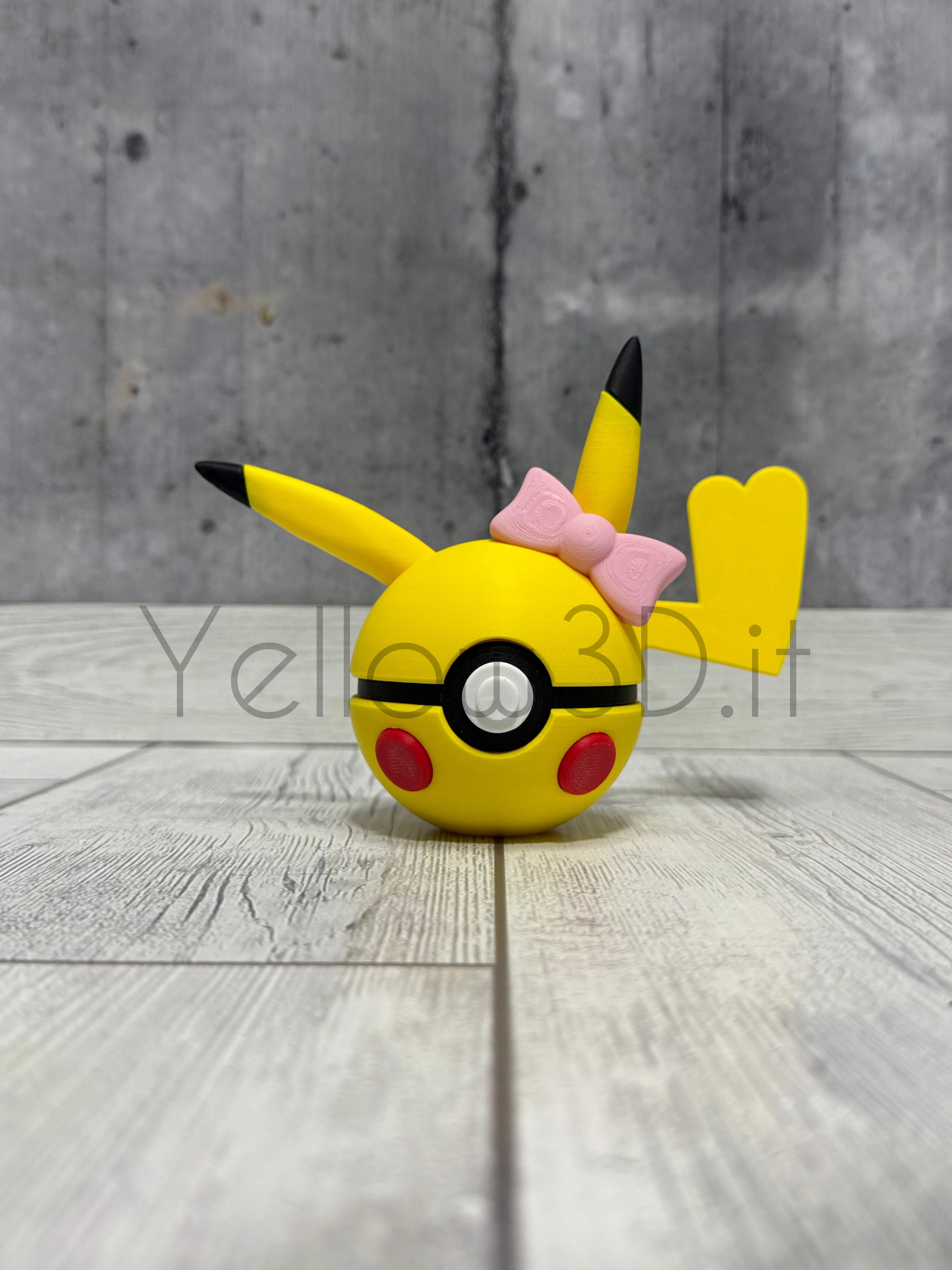 025. Lady Pikachu Fusionball Fanart