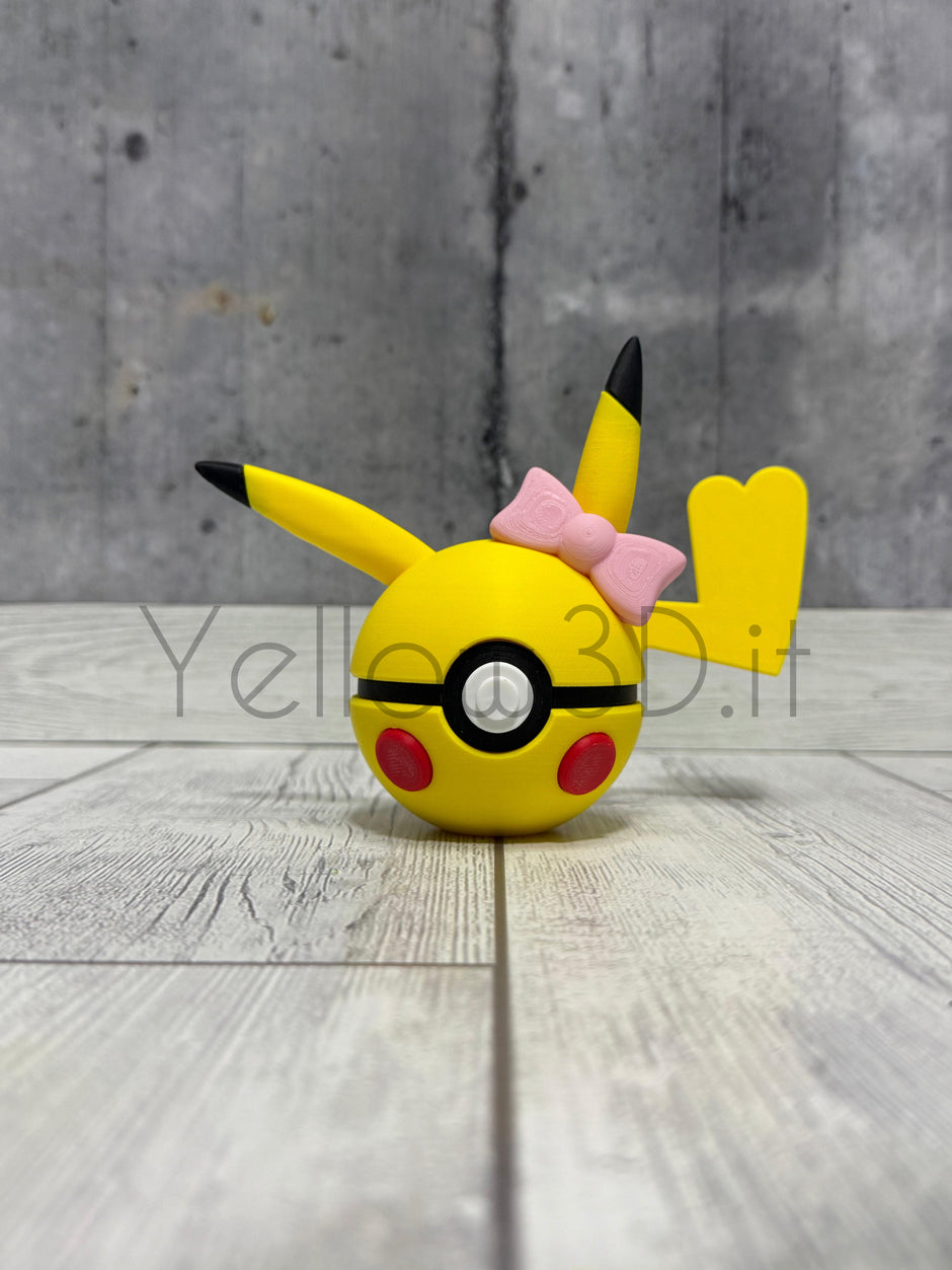 025. Lady Pikachu Fusionball Fanart