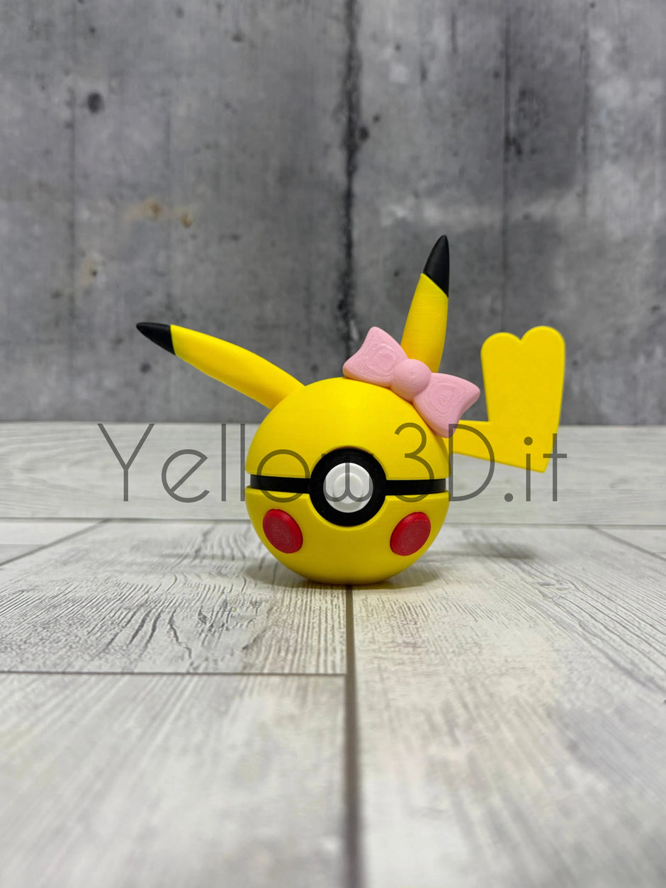 025. Lady Pikachu Fusionball Fanart