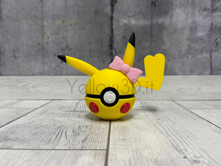 025. Lady Pikachu Fusionball Fanart