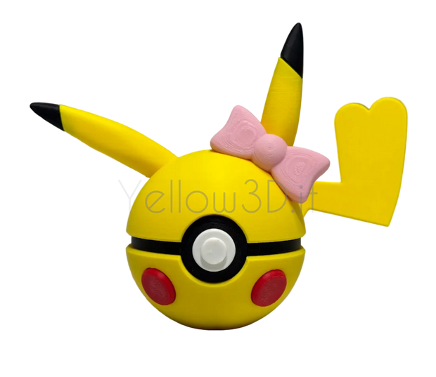 025. Lady Pikachu Fusionball Fanart