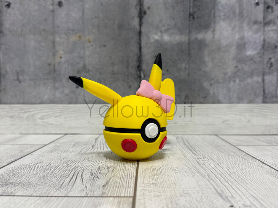 025. Lady Pikachu Fusionball Fanart