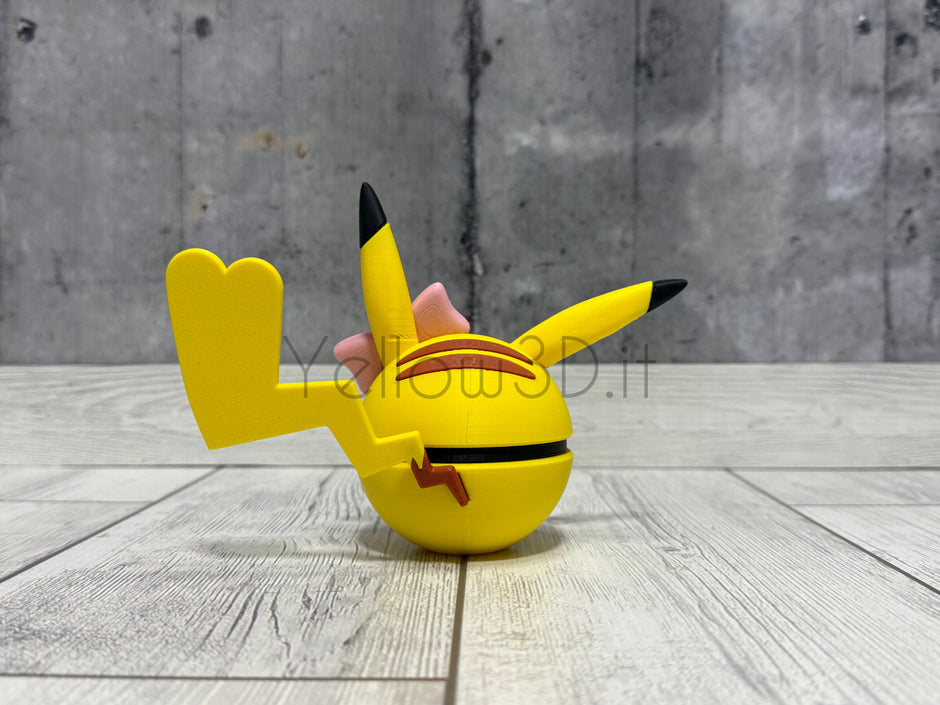 025. Lady Pikachu Fusionball Fanart