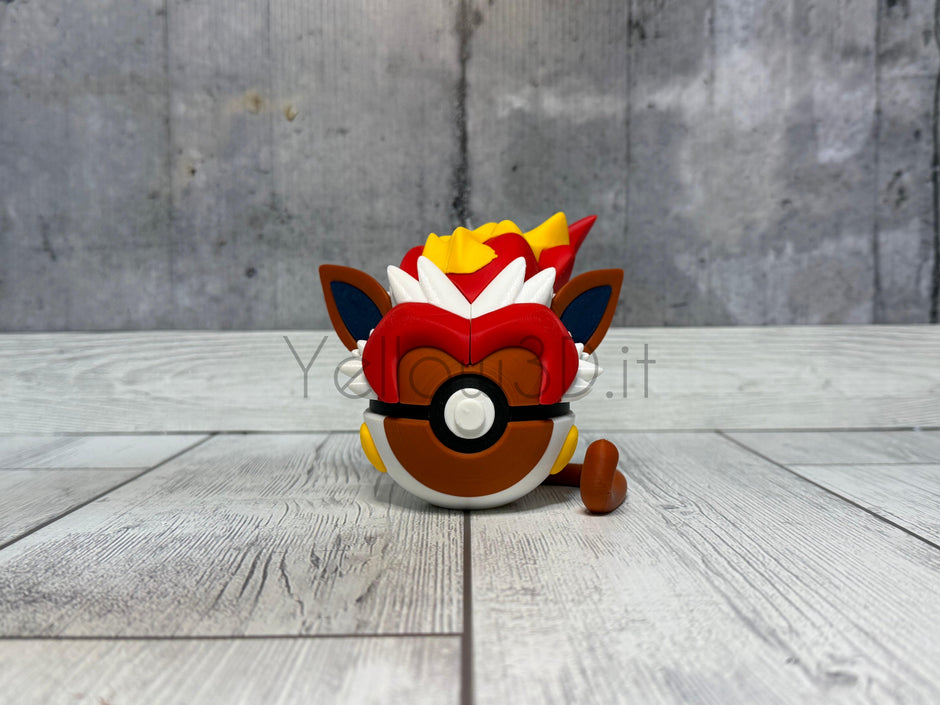 392. Infernape Fusionball Fanart