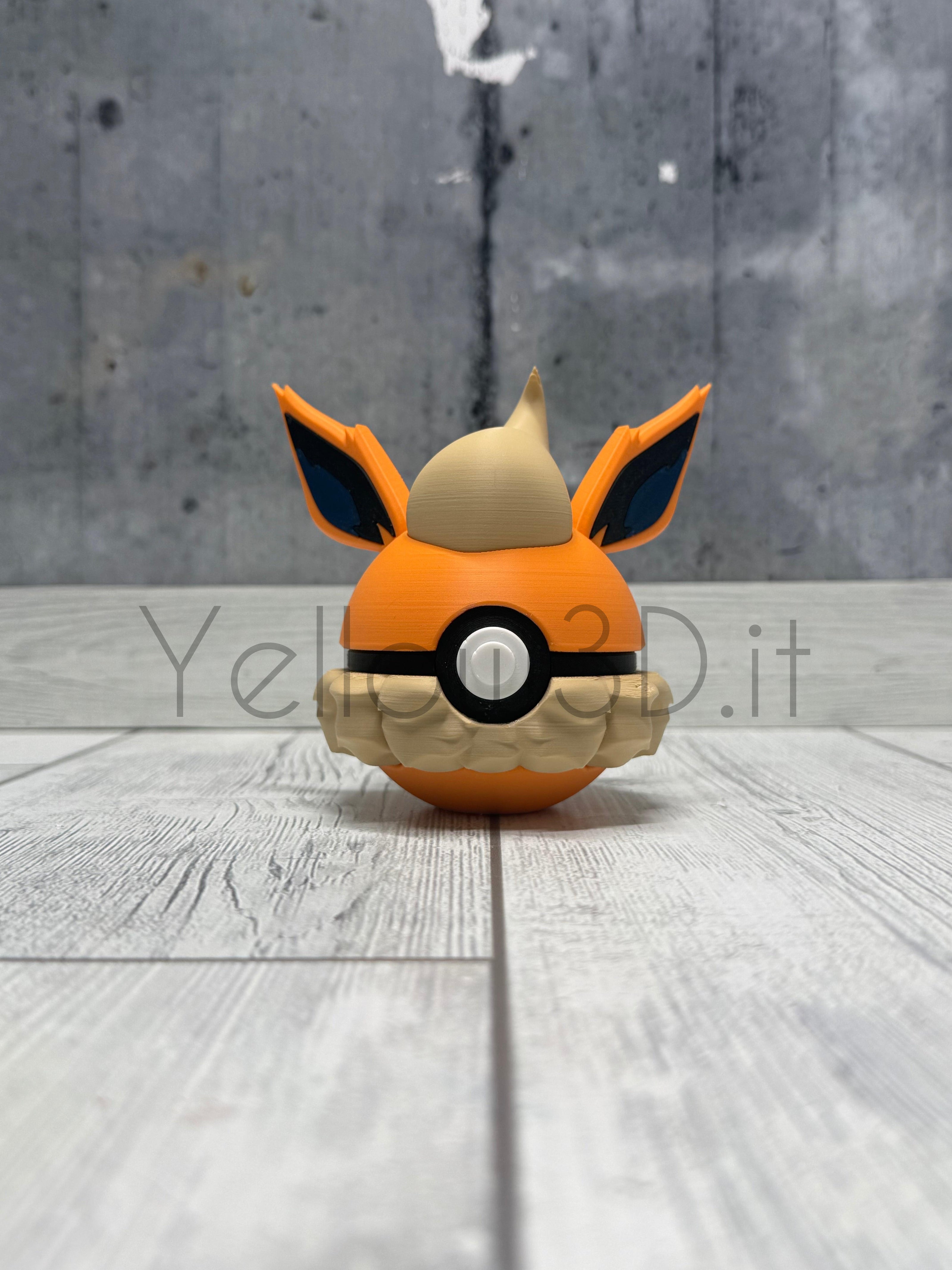 136. Flareon Fusionball Fanart