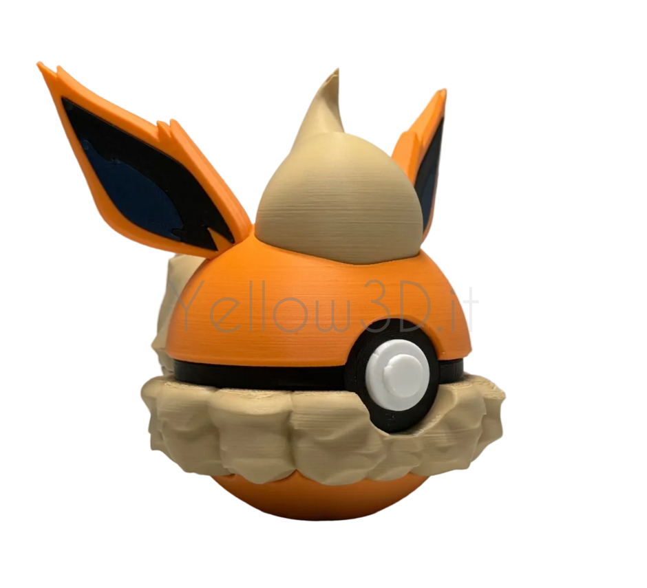 136. Flareon Fusionball Fanart