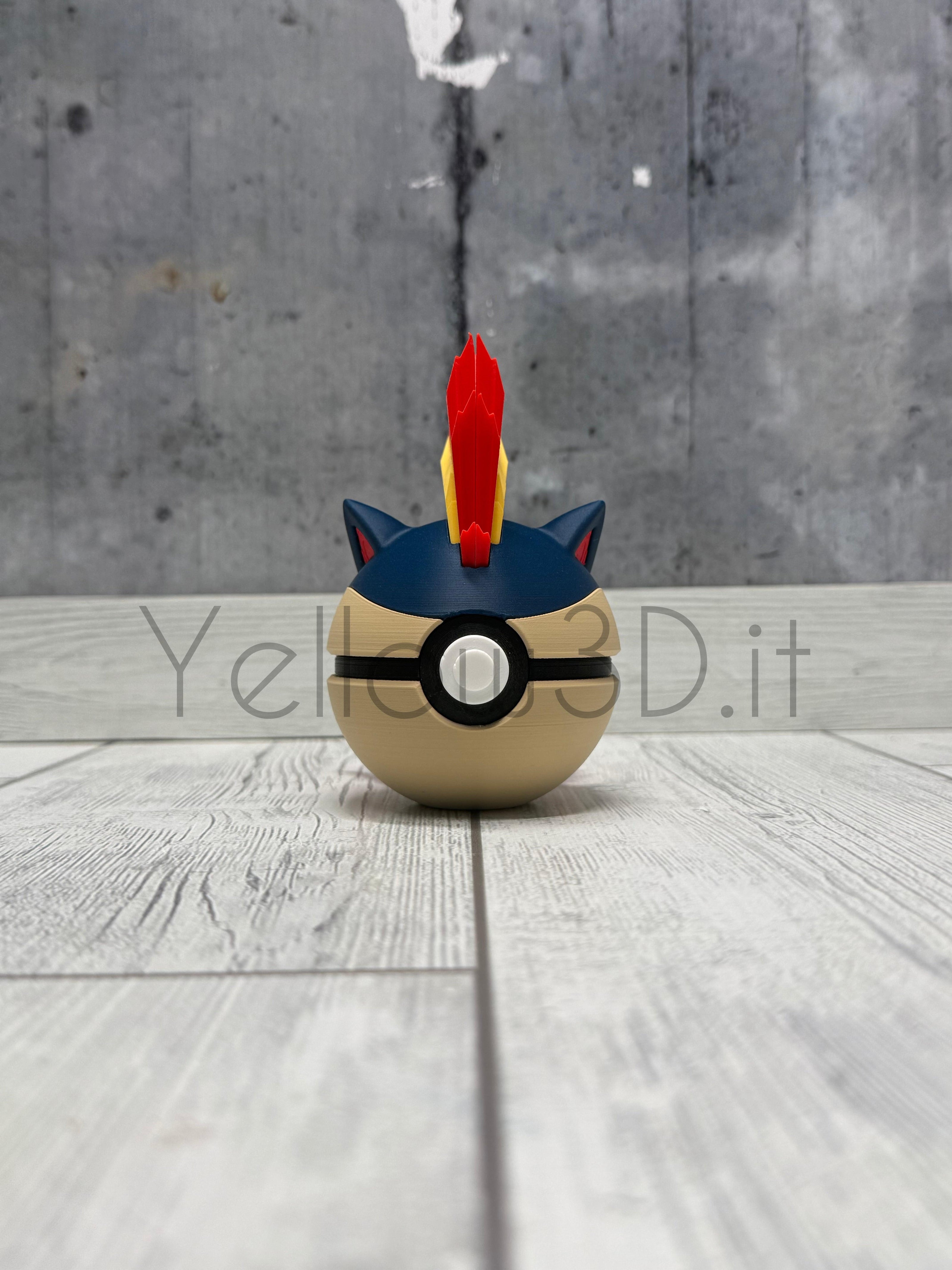156. Quilava Fusionball Fanart