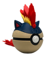 156. Quilava Fusionball Fanart