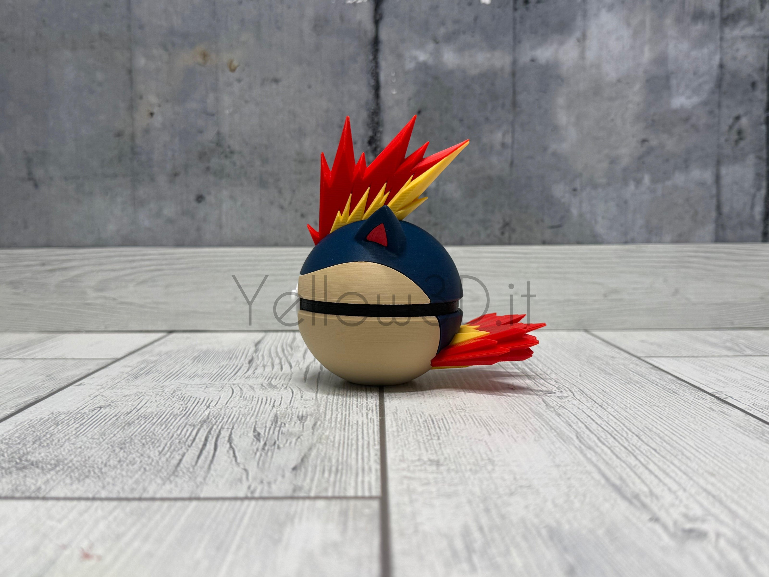 156. Quilava Fusionball Fanart
