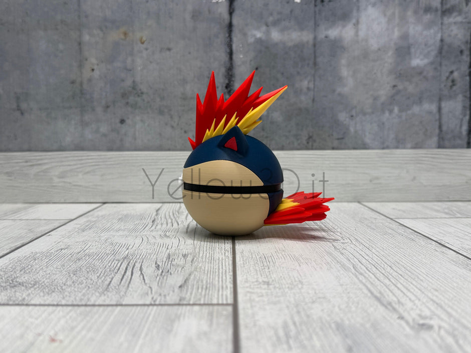 156. Quilava Fusionball Fanart