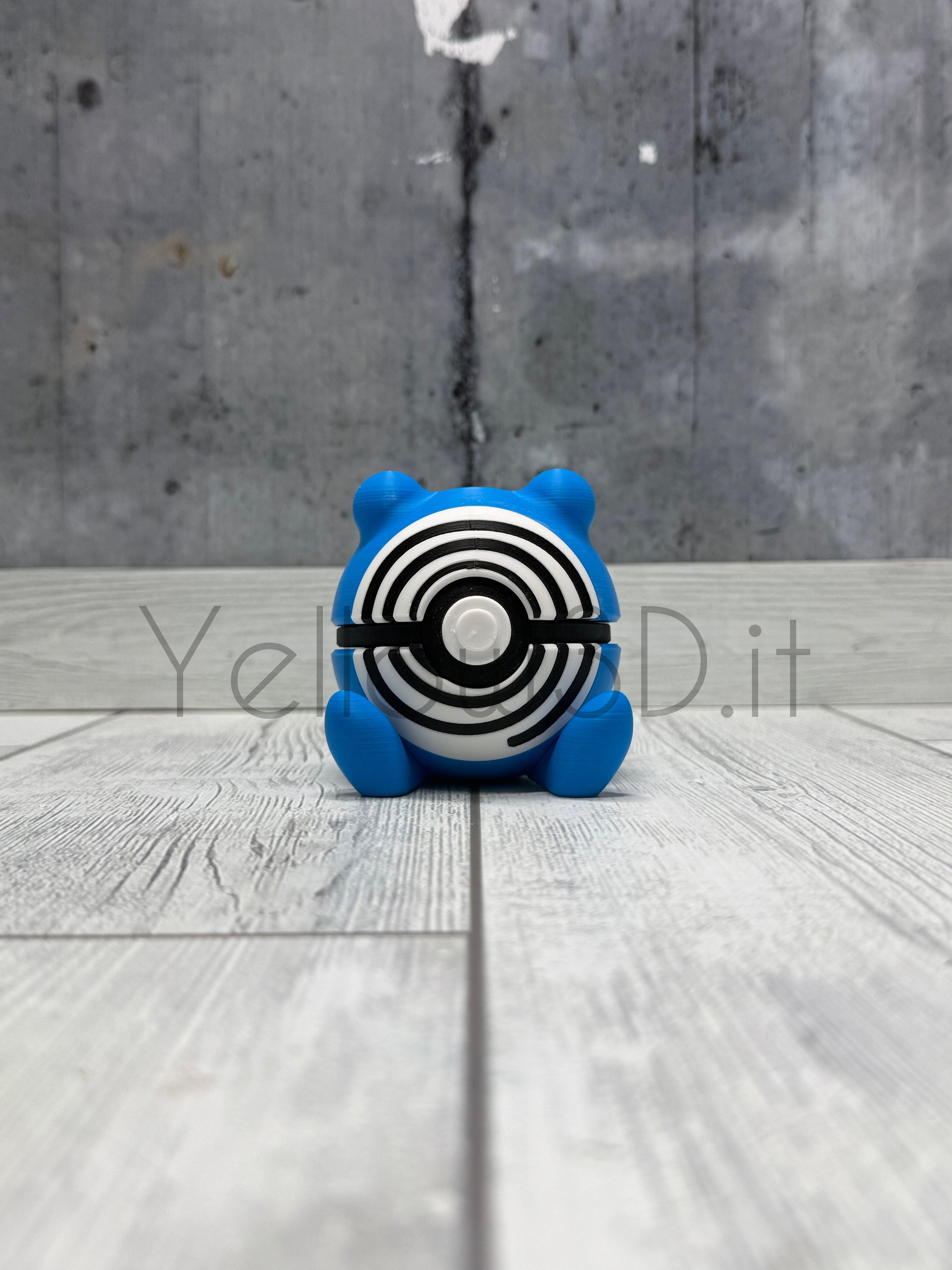 061. Poliwhirl Fusionball Fanart
