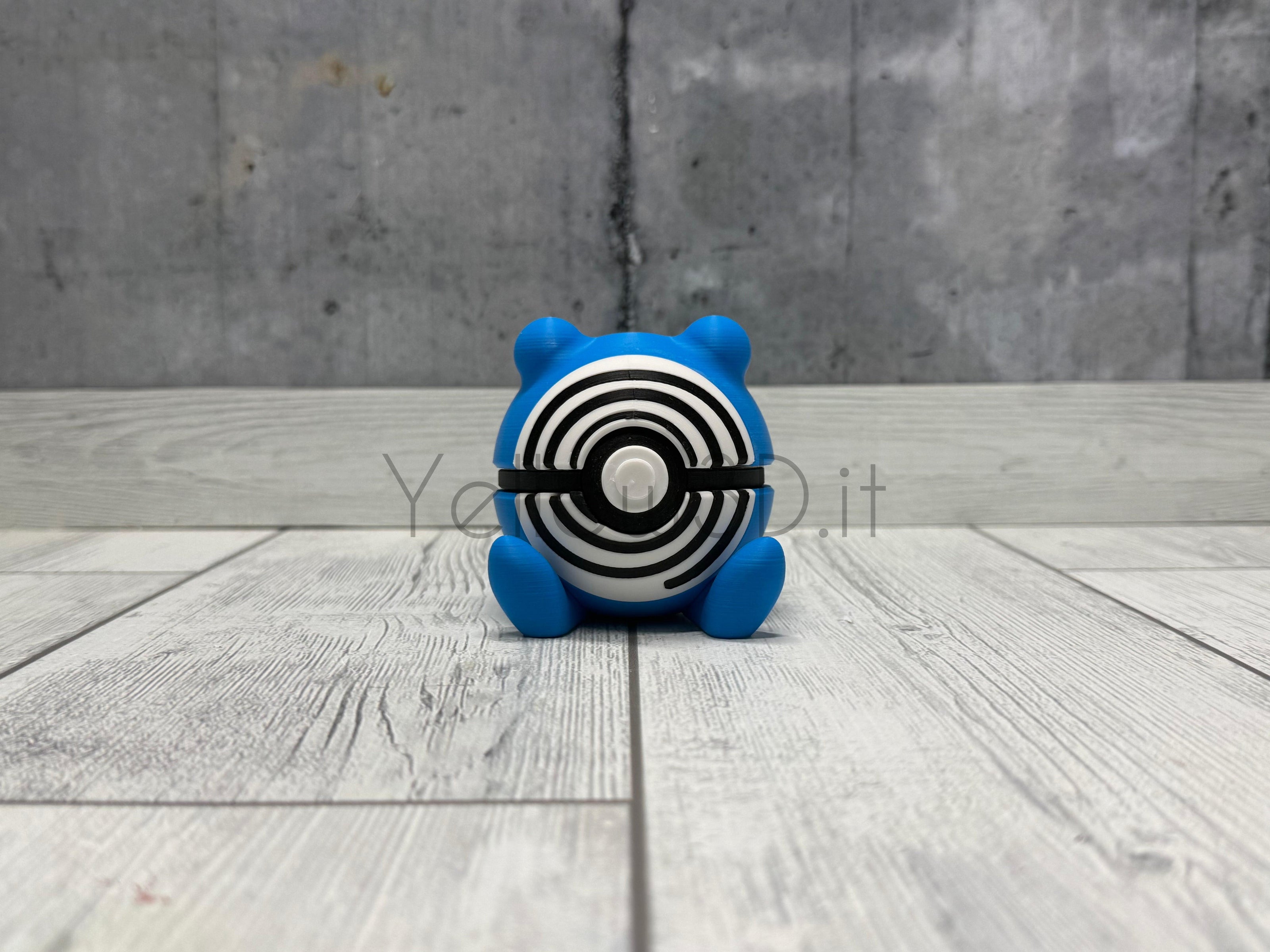 061. Poliwhirl Fusionball Fanart