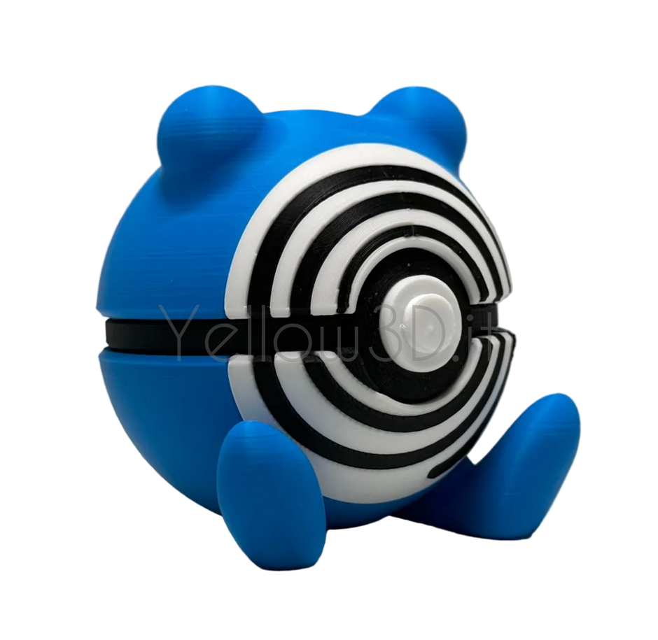 061. Poliwhirl Fusionball Fanart