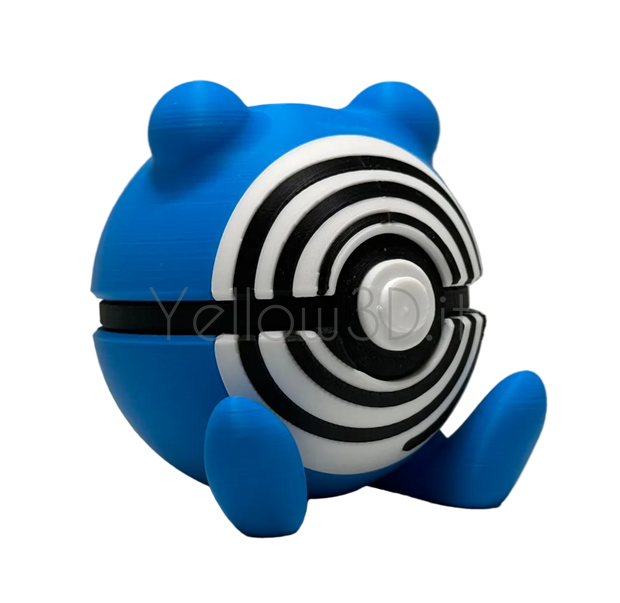 061. Poliwhirl Fusionball Fanart