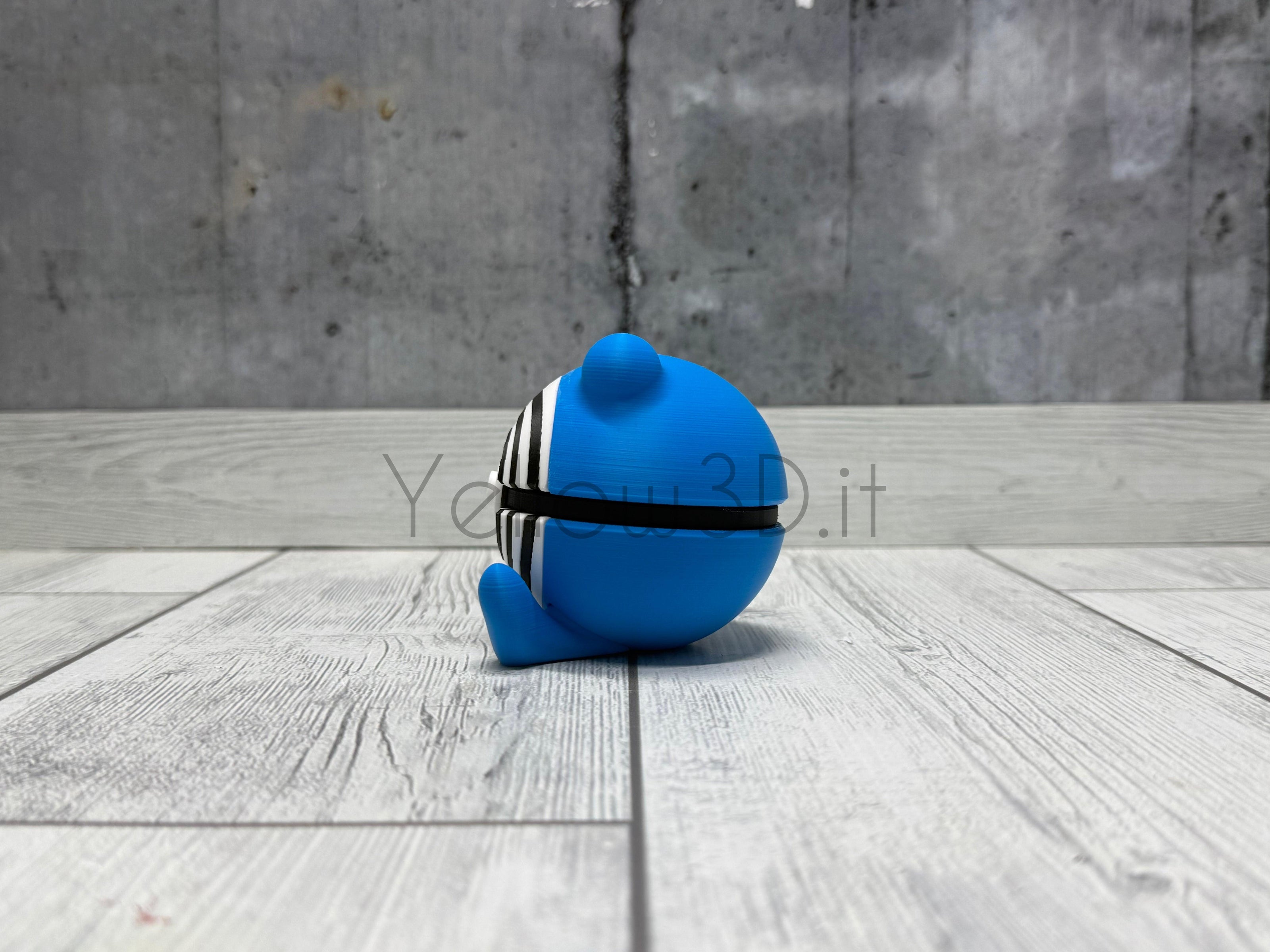 061. Poliwhirl Fusionball Fanart