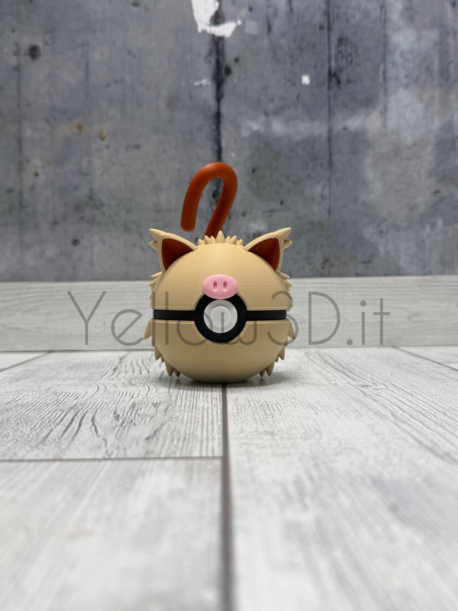 056. Mankey Fusionball Fanart