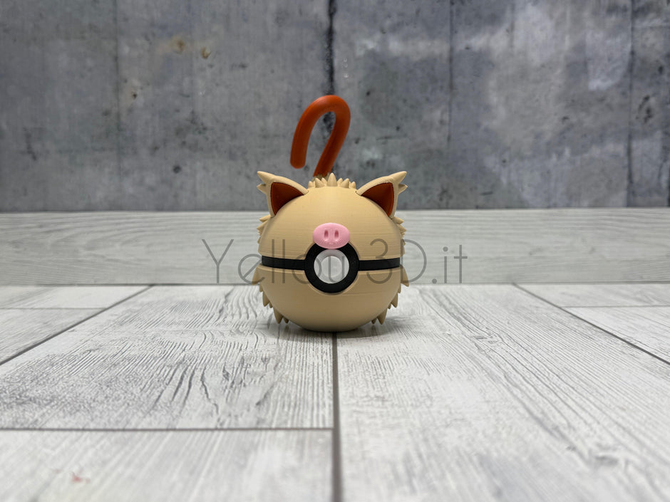 056. Mankey Fusionball Fanart