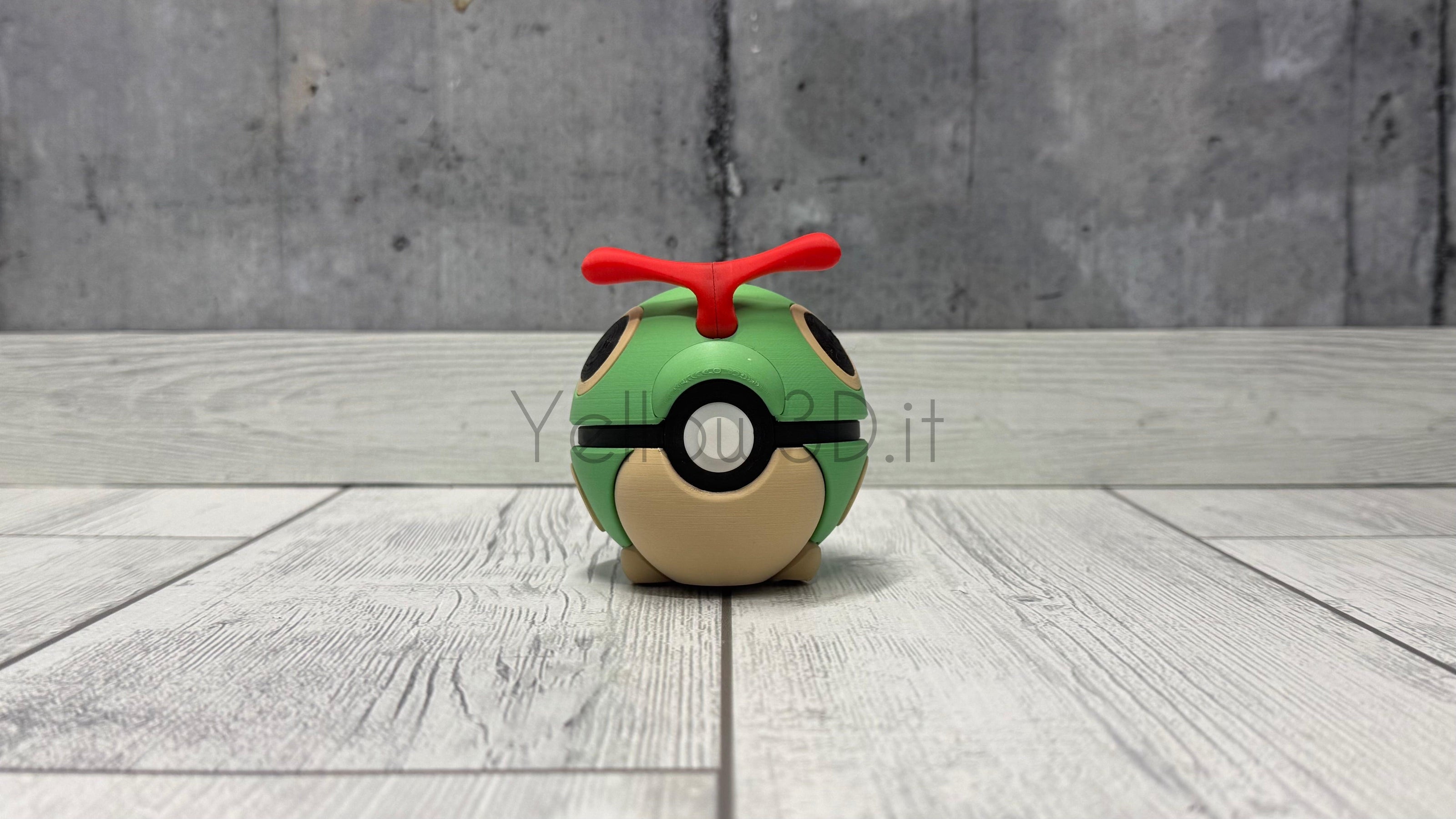 010. Caterpie Fusionball Fanart