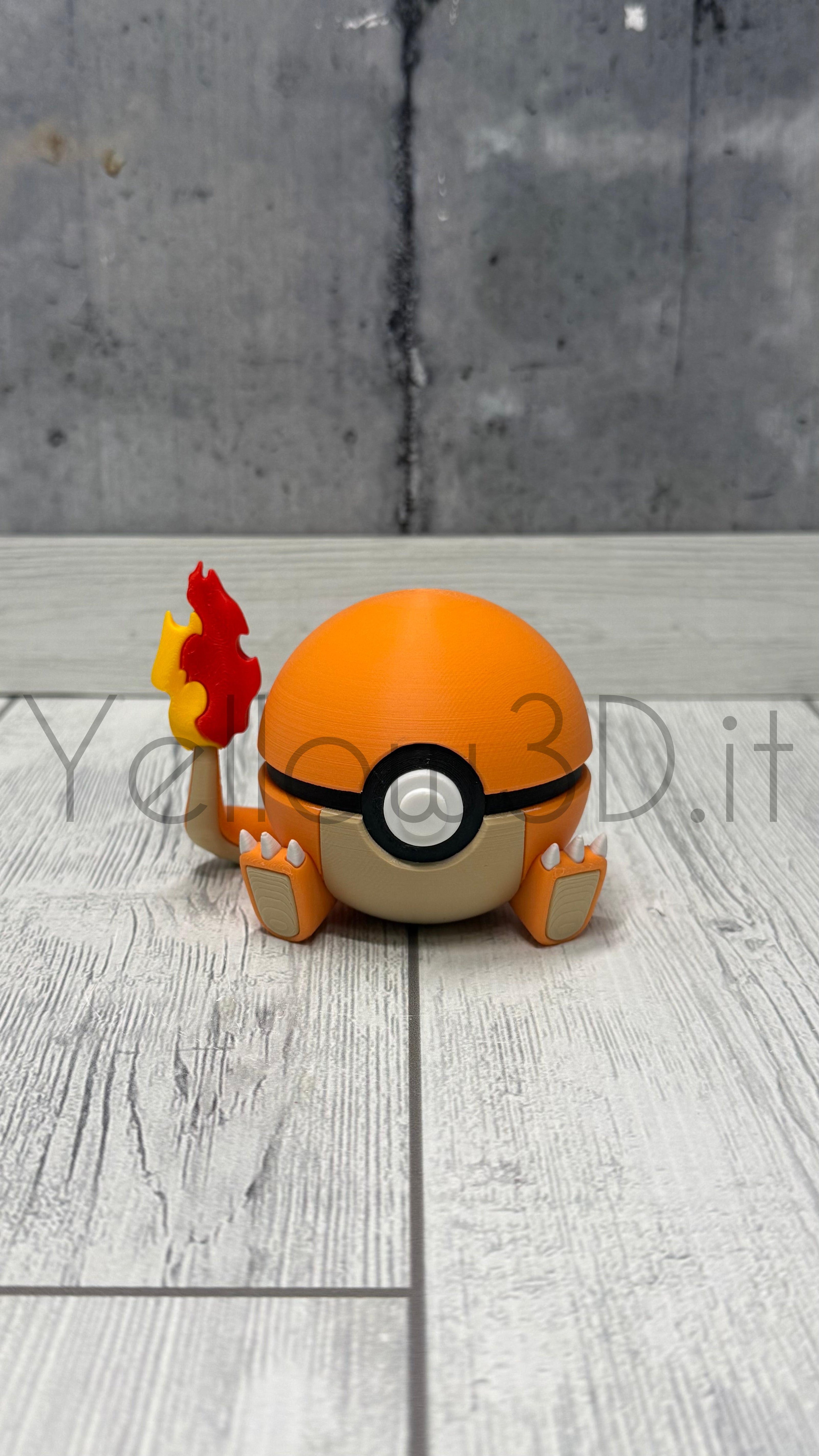 004. Charmander Fusionball Fanart