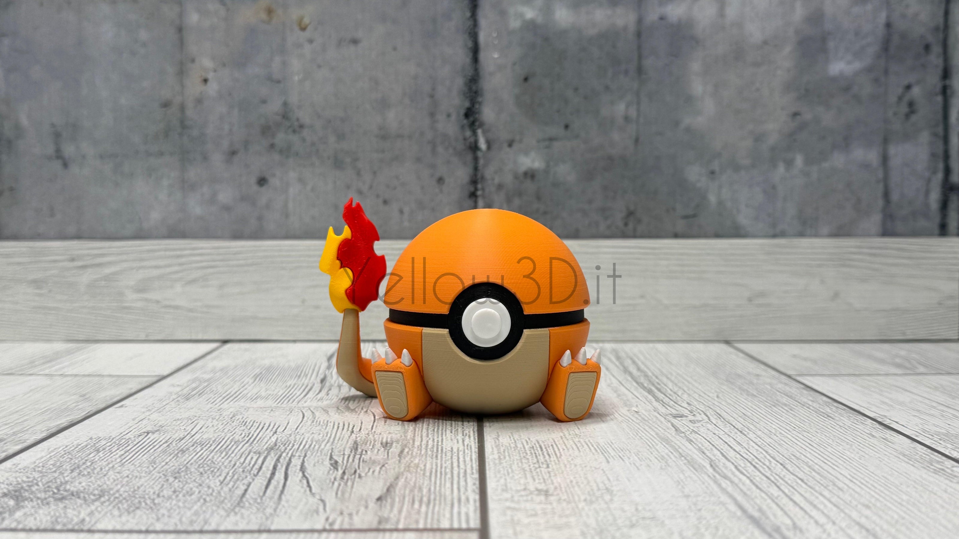 004. Charmander Fusionball Fanart