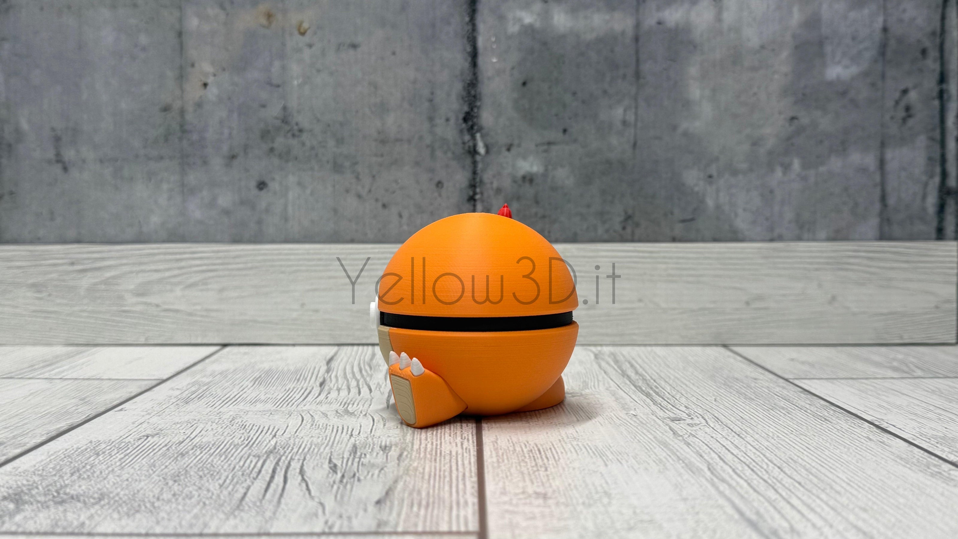 004. Charmander Fusionball Fanart