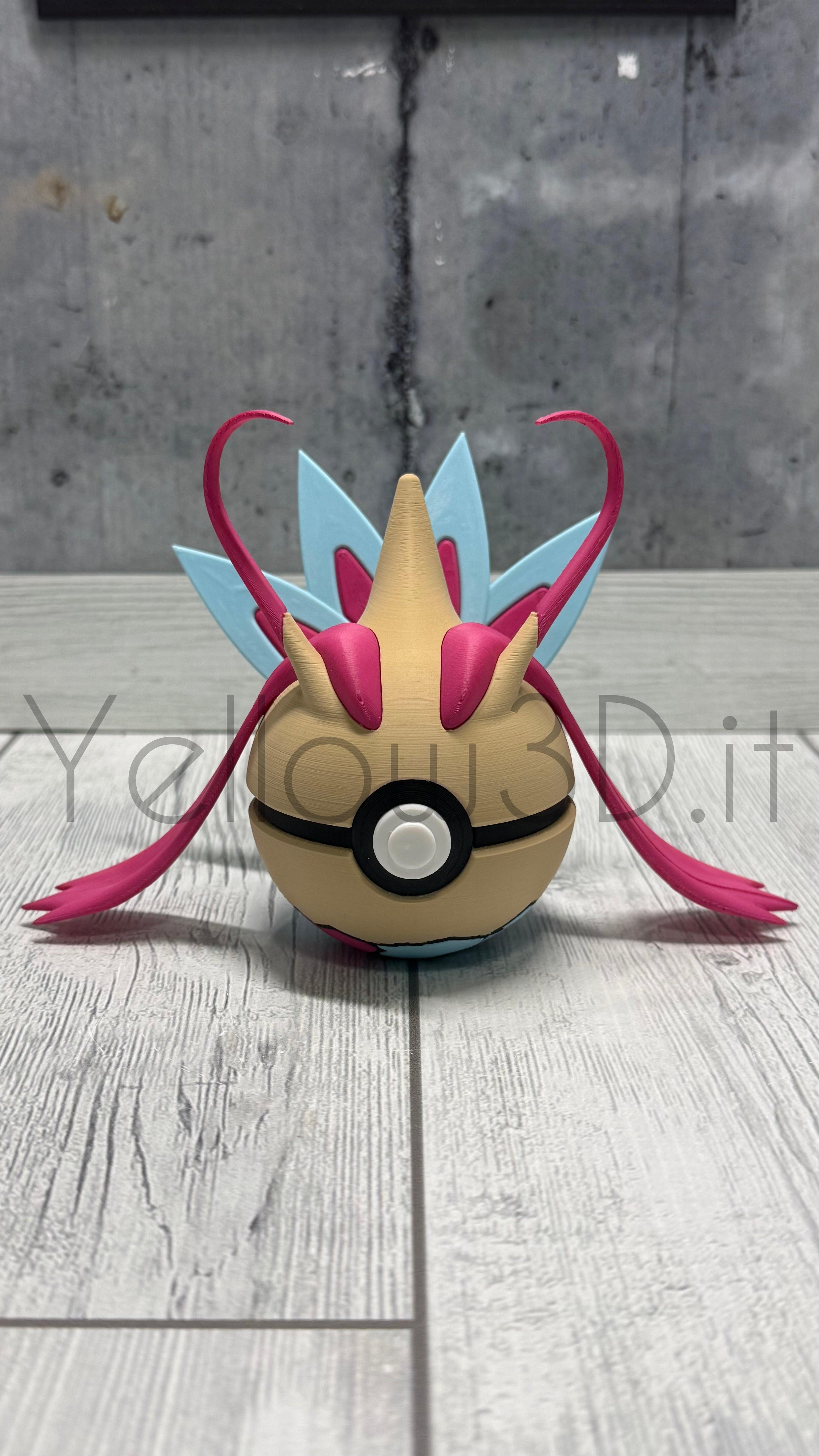 350. Milotic Fusionball Fanart