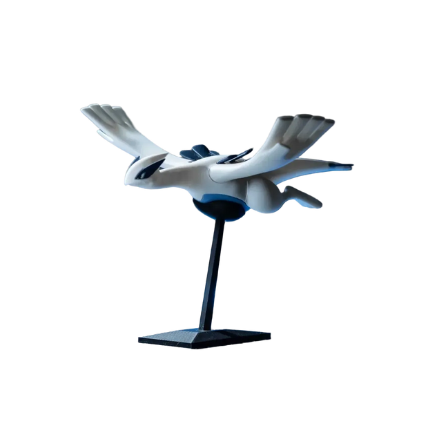 Lugia posa di volo