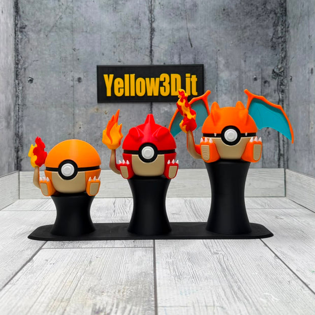 Tipo Fuoco Pack: Il Bundle di Tipo Fuoco - Fusionballs + Stand a Colonna Triplo