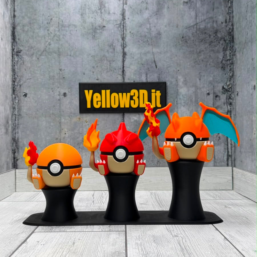Tipo Fuoco Pack: Il Bundle di Tipo Fuoco - Fusionballs + Stand a Colonna Triplo