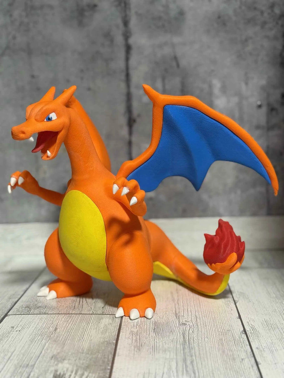 Charizard Fanart XL - Figure da Collezione Stampata in 3D (27 cm)
