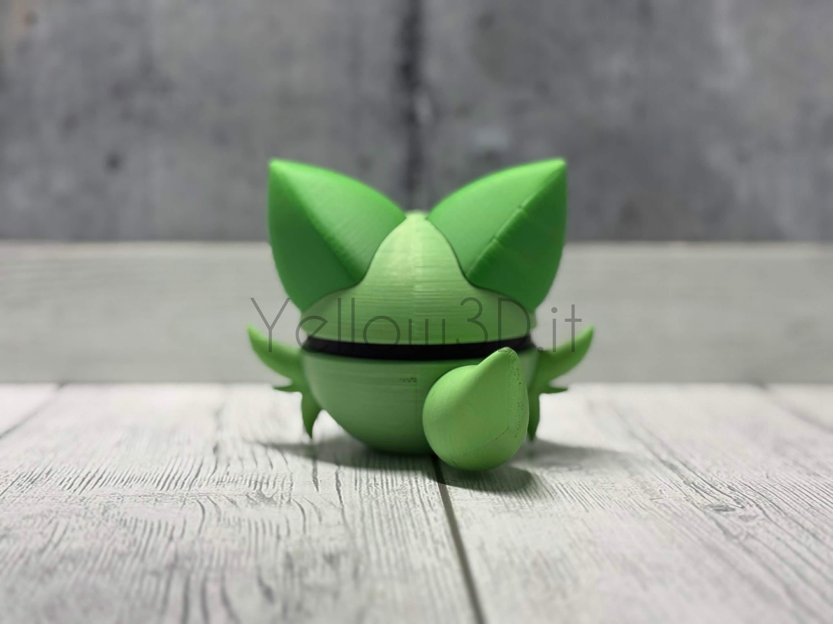 906. Sprigatito Fusionball Fanart